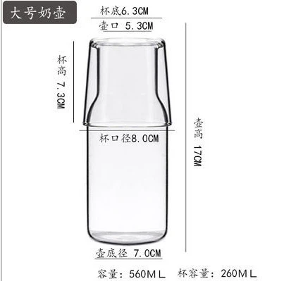 Glass Cold Water Kettle Set